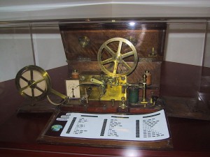 Morse Telegram machine uit 1837
