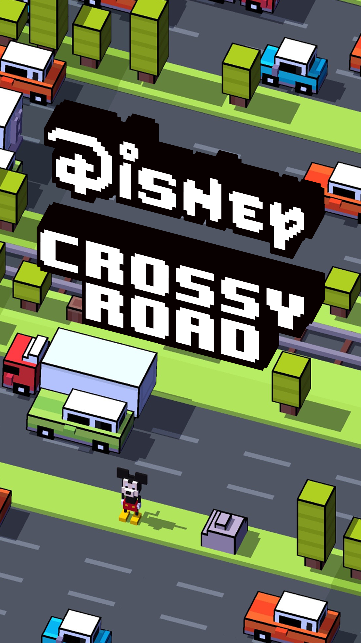 Disney en Hipster Whale lanceren Disney Crossy Road Game ...